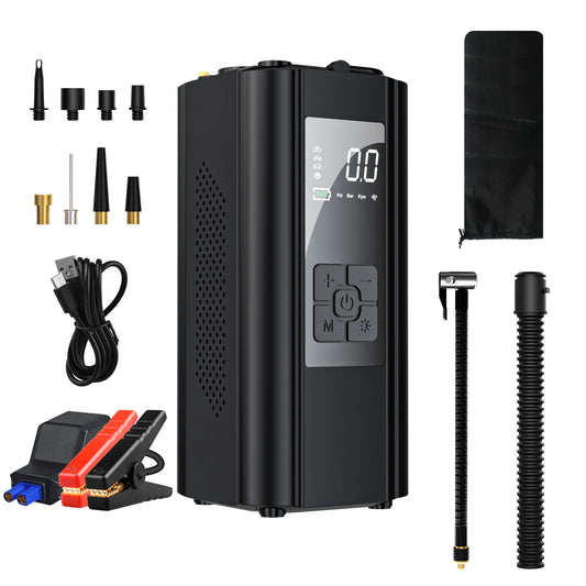 Tire Inflator Portable Air Compressor 150PSI Auto Air Pump for Car Tires DC4.8V Electric Tire Air Pump