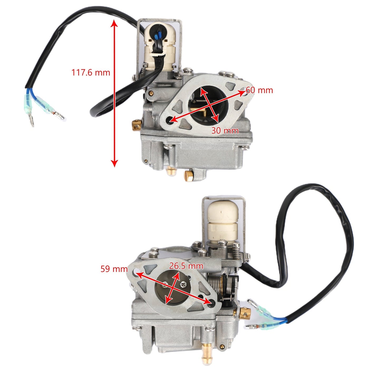 Carburador Yamaha 20 CV 4 tiempos 2007-2018 6AH-14301-00 6AH-14301-01