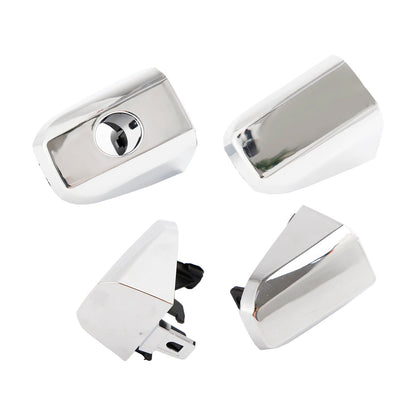 2016-2018 Chevrolet Silverado 1500 Custom 4pcs Exterior Door Handle Chrome 14575050
