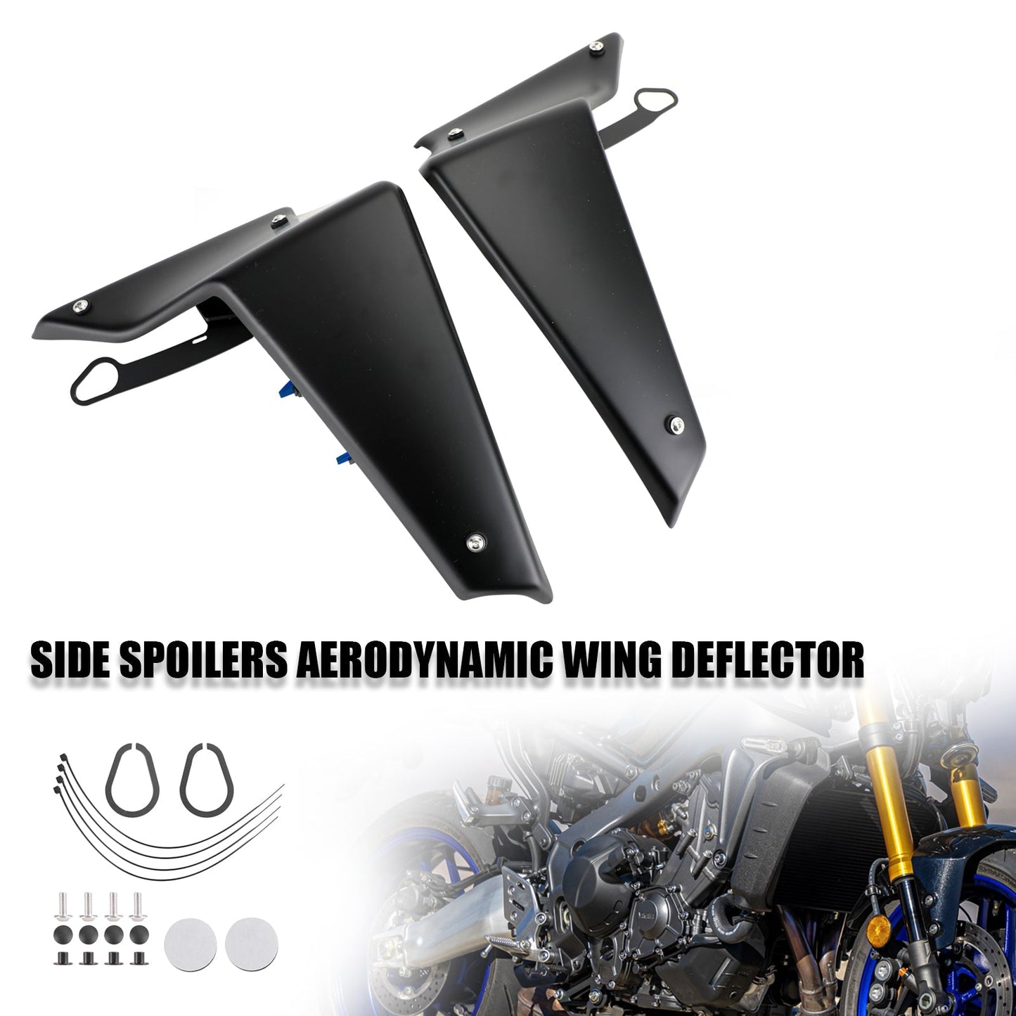 Déflecteurs d'ailes aérodynamiques latéraux pour YAMAHA MT-09 SP FZ09 2021-2022