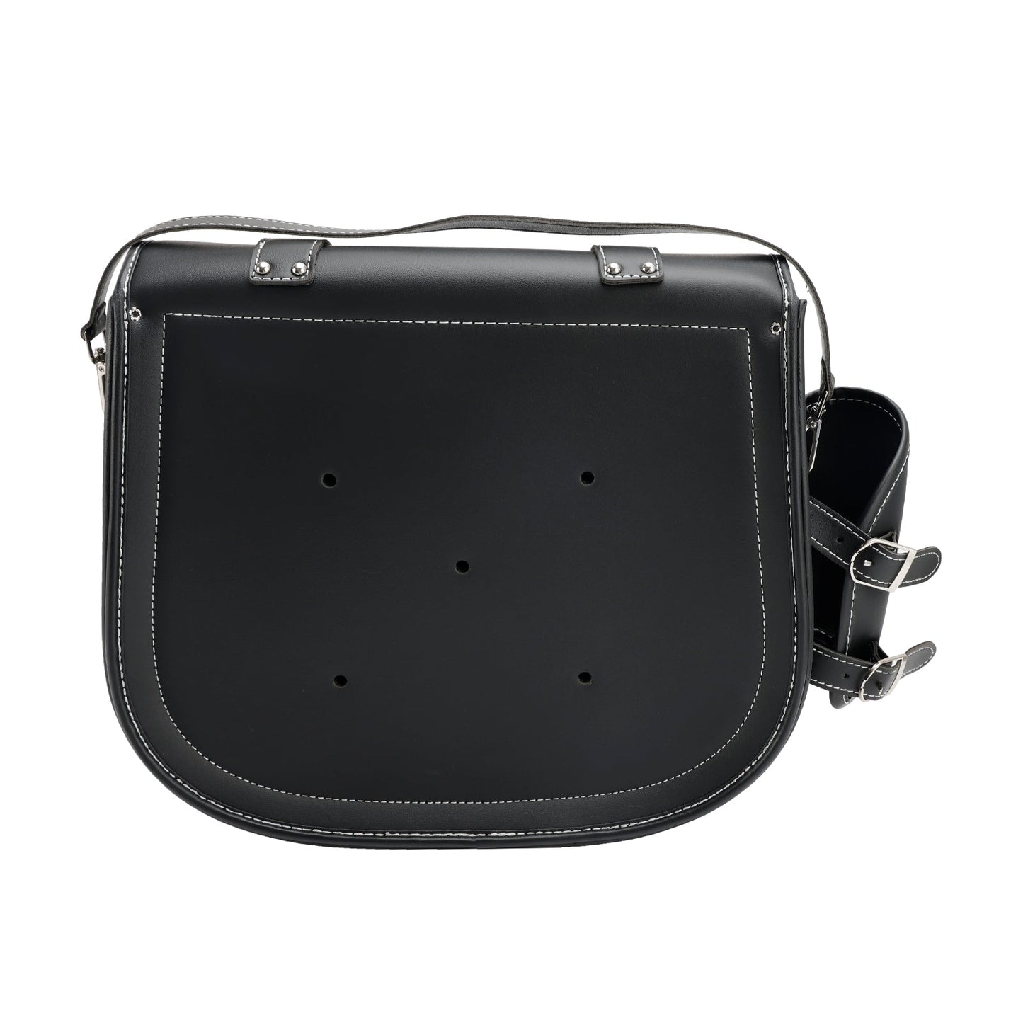 Sacoche latérale à dégagement rapide pour outils et bagages, pochette de rangement épaisse noire pour moteur
