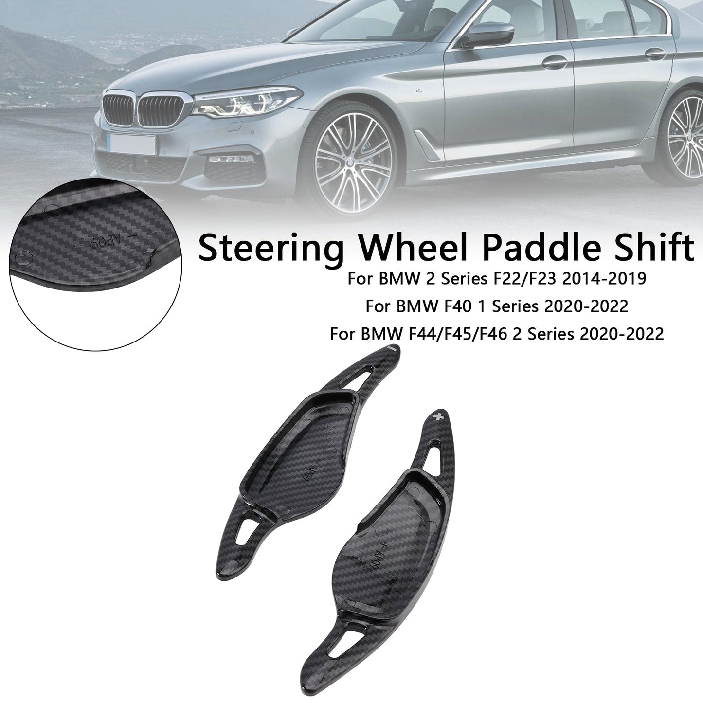 2018-2022 BMW F90 M5 Carbon Look Steering Wheel Paddle Shifter
