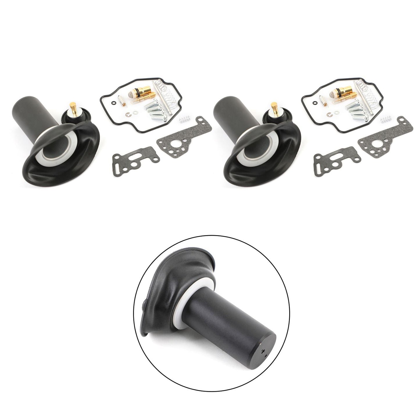1990-2001 Yamaha VIRAGO 535 XV535 2set Carburetor Repair Kit Plunger Diaphragm