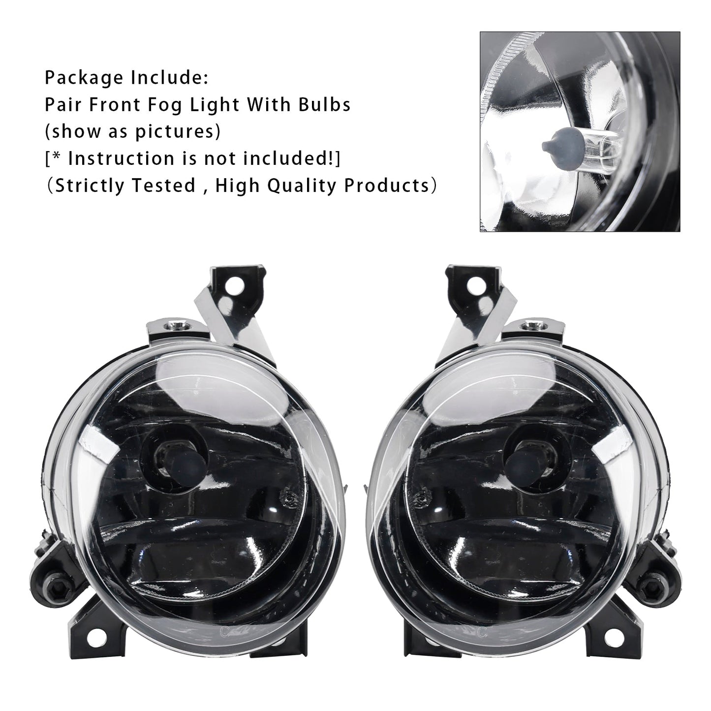 2010-2014 Polo 1T0941699C Pair Front Fog Light