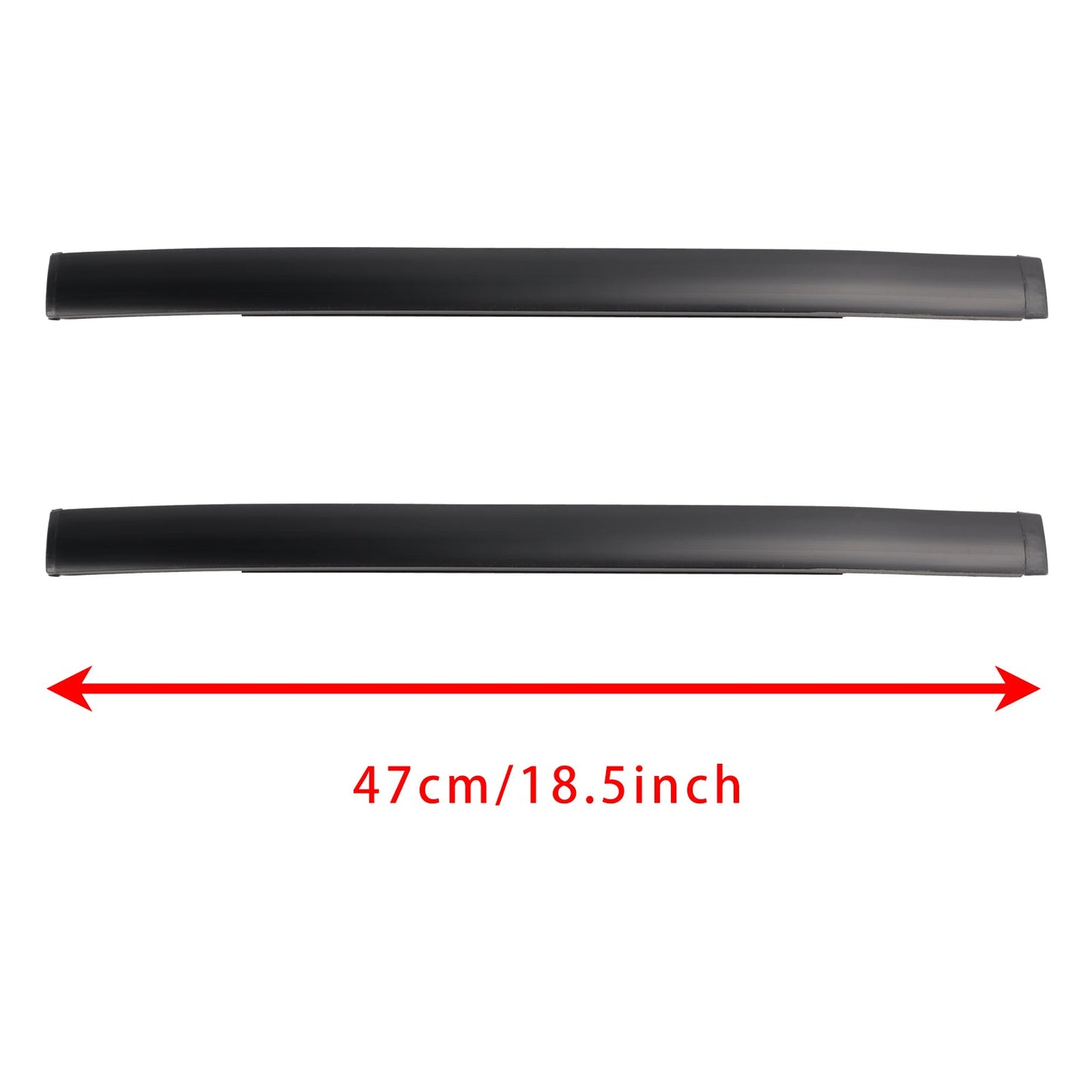 2009-2011 Toyota Venza Base 2PCS Roof Drip Molding Trim Left & Right Side Rubber 75556-0T020 75556-0T021
