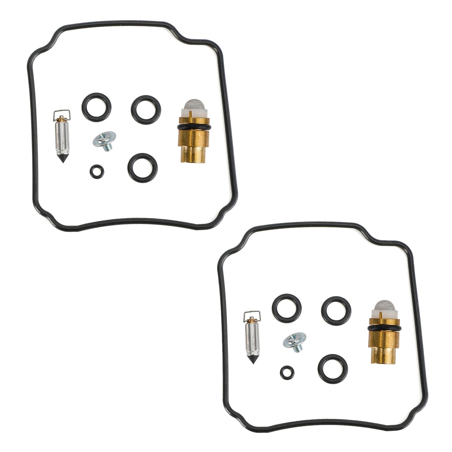 Kit de reparación y reconstrucción de carburador de 2 piezas para Yamaha FZR400(1WG)R/RR (versión 1988-1990)