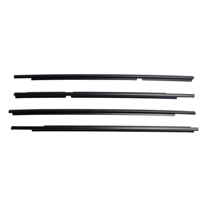 2005-2010 Toyota Vitz (KSP90, NCP91, NCP95, SCP90) 4pcs Outer Door Glass Weatherstrip Moulding 68160-52110 68210-52110