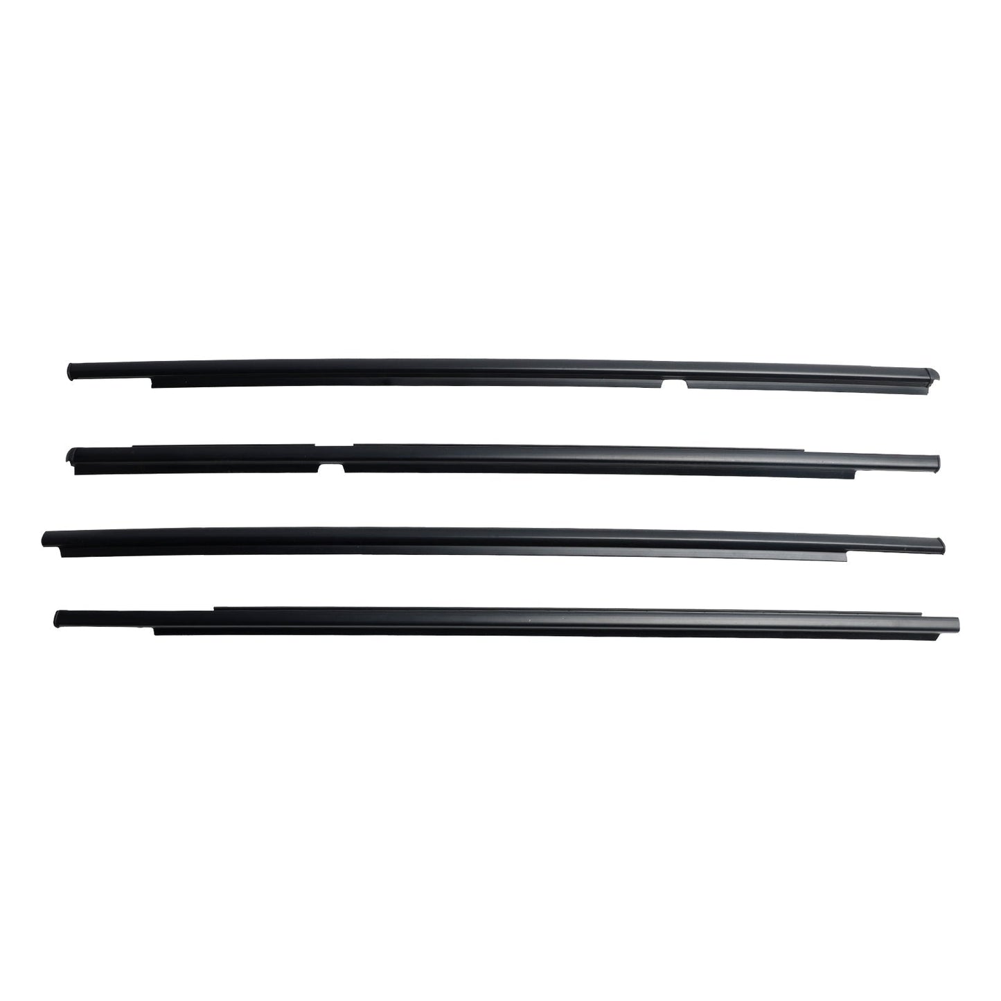 2005-2011 Toyota Yaris (NCP90, NCP91, KSP90, ZSP90) 4 pièces moulures de joint d'étanchéité pour vitres de portières extérieures 68160-52110 68210-52110