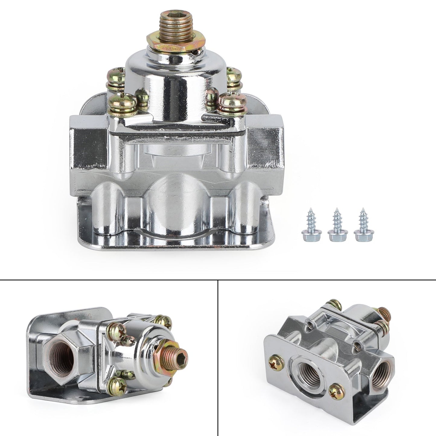 Régulateur de pression de carburant pour carburateur Holley 12-803, 2 ports, 4 1/2 à 9 PSI