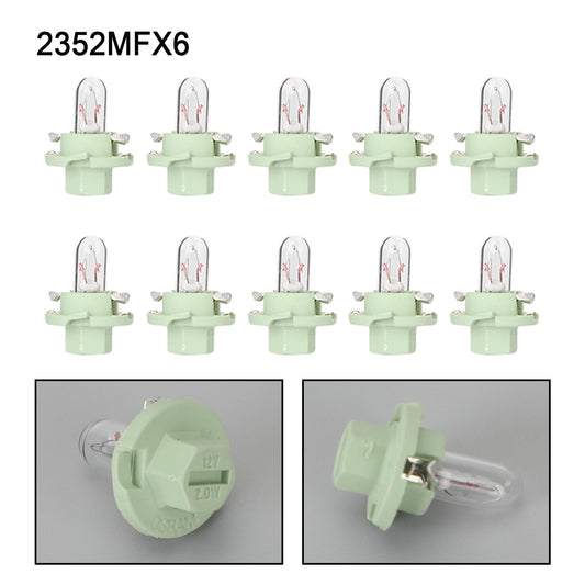 Lot de 10 ampoules d'instruments de voiture d'origine OSRAM 2352MFX6 12 V 2 W BX8.4d