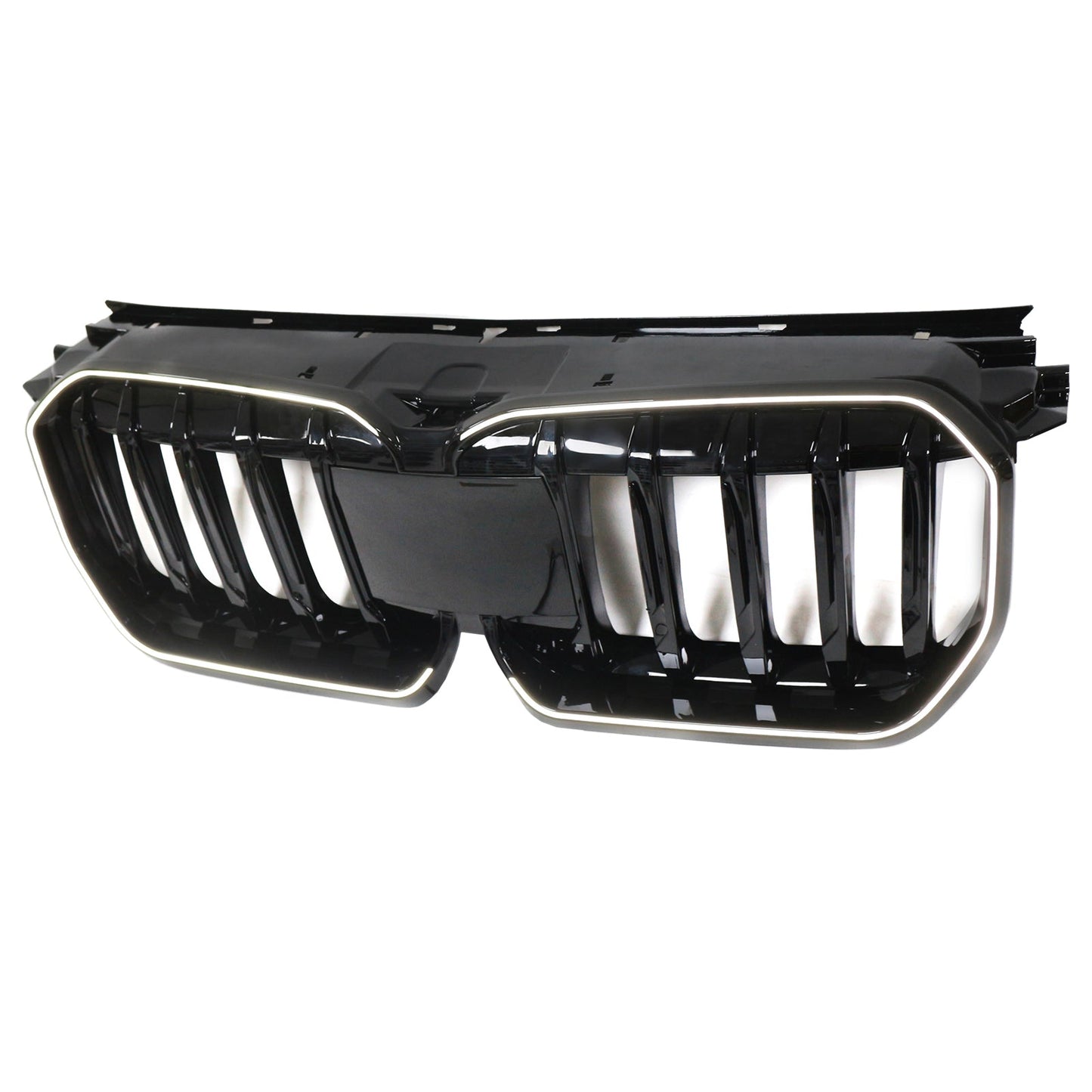 2023-2024 Gloss Black Front Bumper Kidney Grill Grille Fit BMW X1 U11 U12