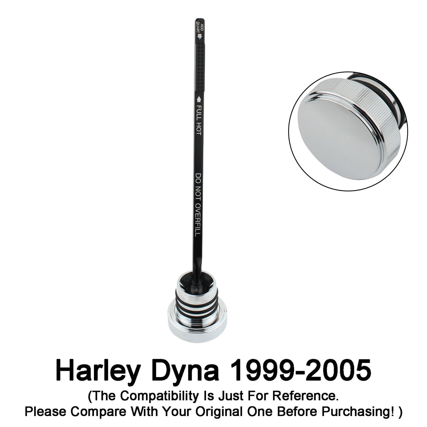 Tapón de la tapa del tanque de aceite para Super Glid FXD FXDX FXDL Dyna 99-05 0710-0150