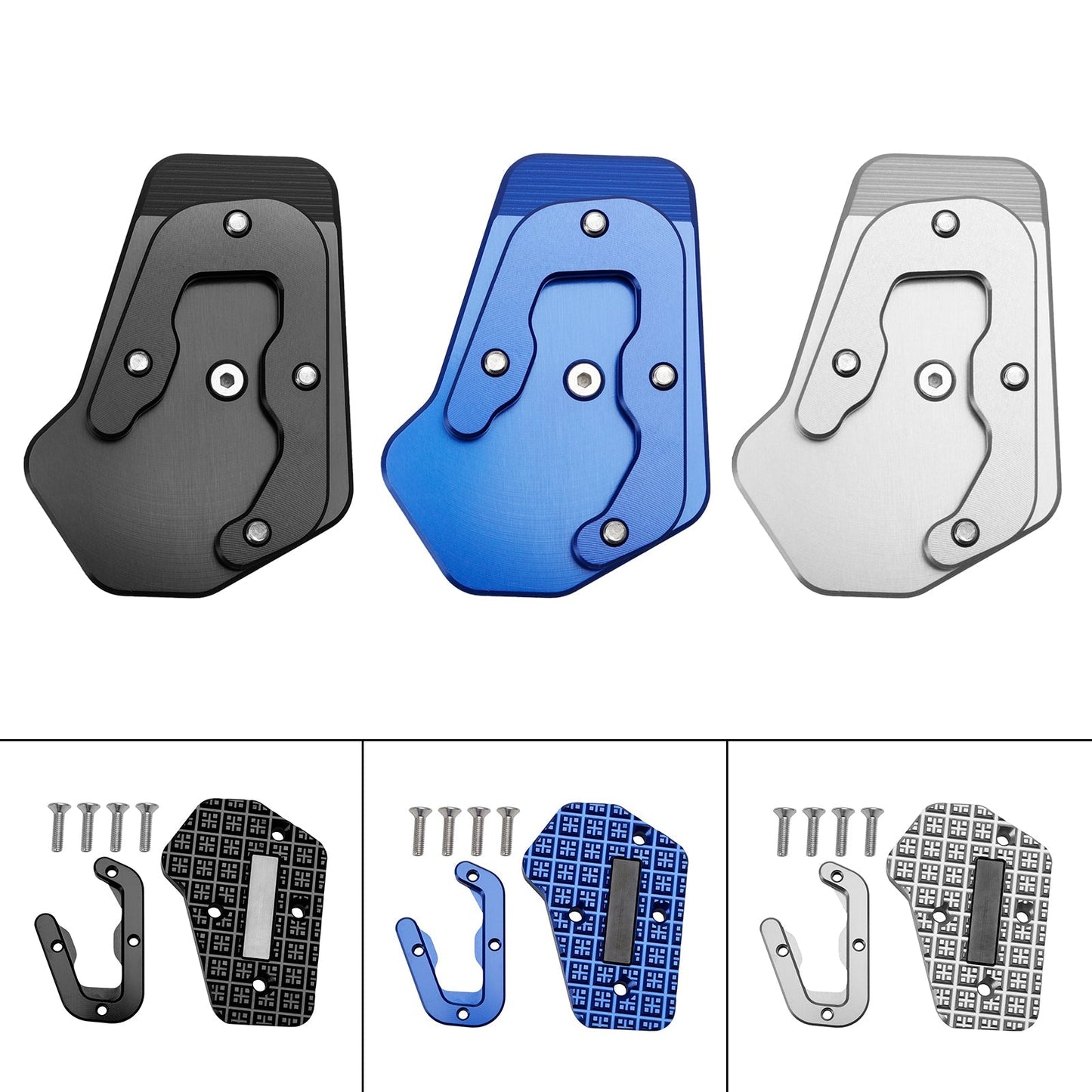 Extension de pédale de frein pour BMW F900X XR 2020-21, agrandissement du patin, lumière CNC, argent