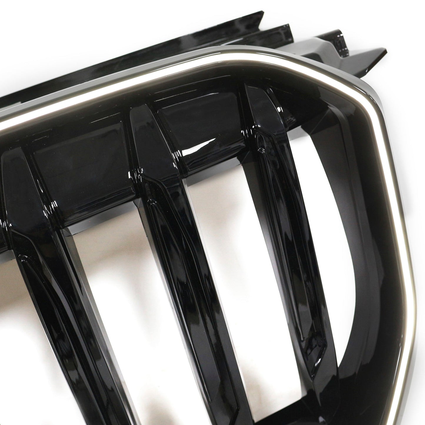 2023-2024 Gloss Black Front Bumper Kidney Grill Grille Fit BMW X1 U11 U12