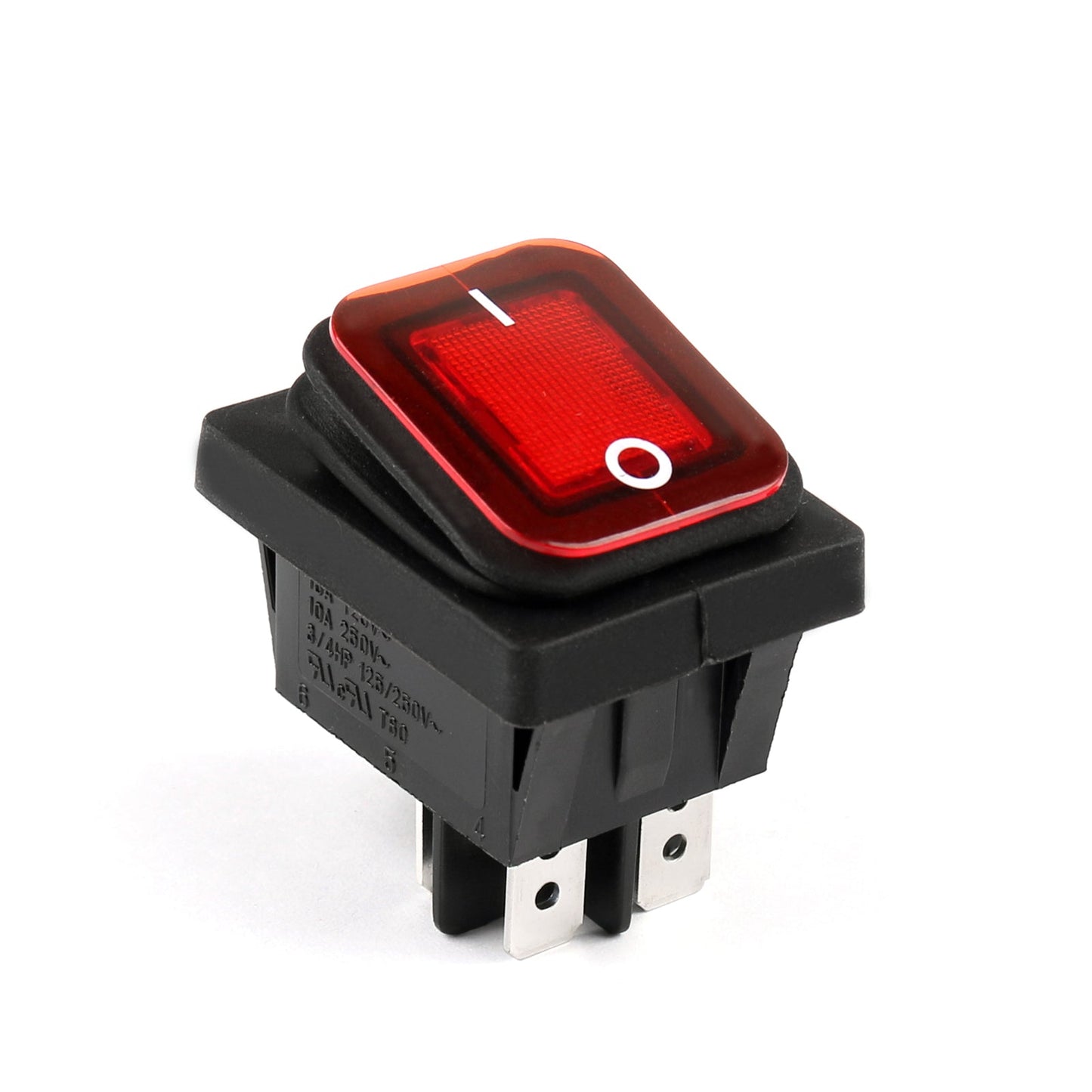 4Pin RLEIL RL2-102 Waterproof IP65 Car Rocker Switch ON/OFF 125/250VAC