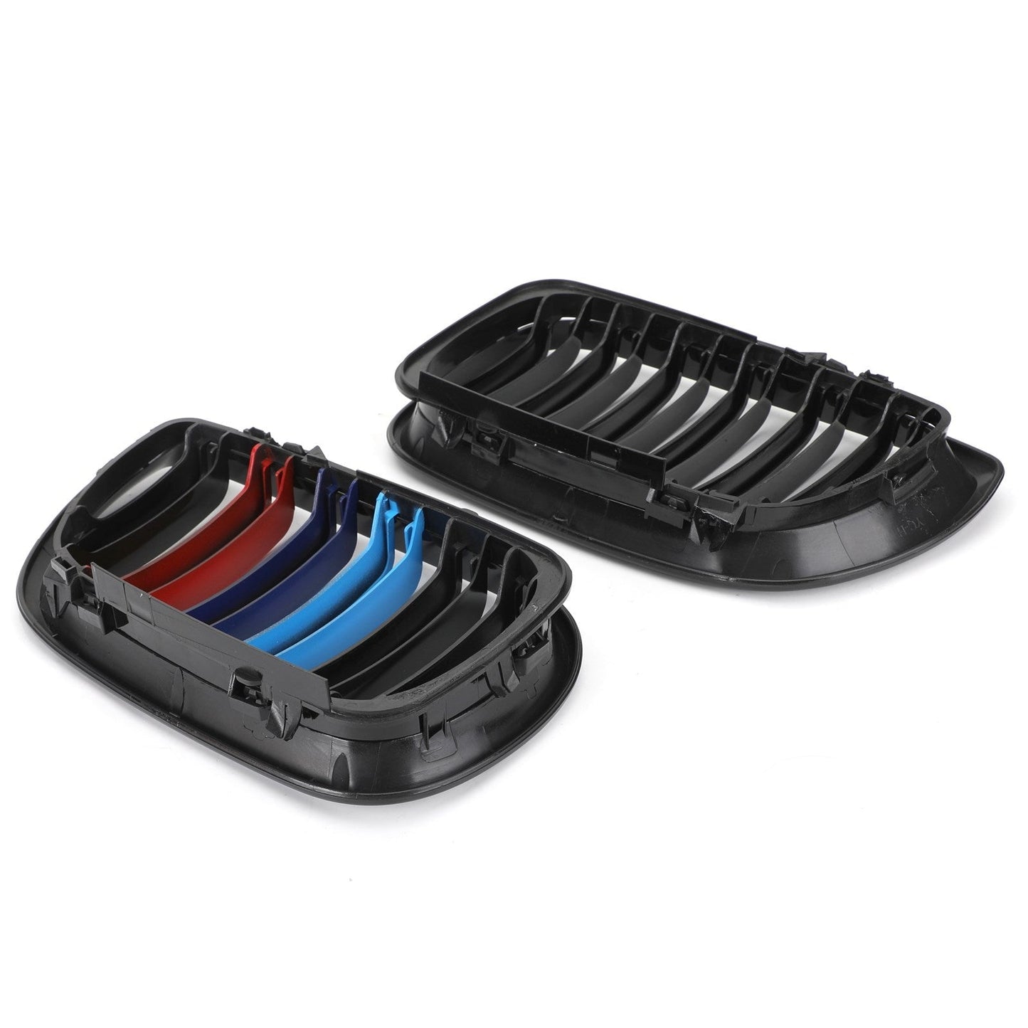 BMW 2002-2005 3 Series E46 4 Door 3 Colors Front Kidney Grille Double Rib