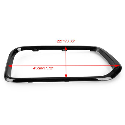 2018-2023 BMW X2 F39 sDrive18i/xDrive20i/sDrive20i/xDrive25e/M35i Gloss Black Front Bumper Grill Frame Cover Trim