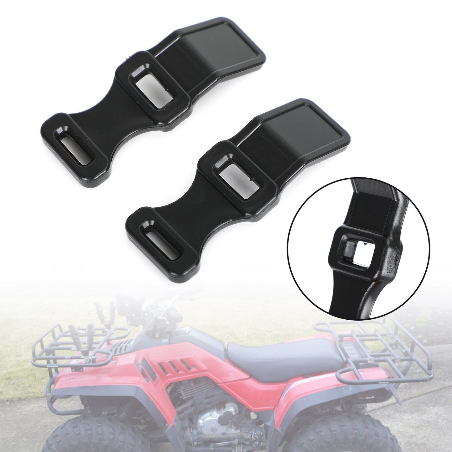 Sangles en caoutchouc pour porte-bagages, 2 pièces, pour Honda TRX200, TRX250, TRX300, 81309-958-680