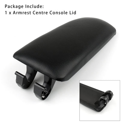 2001-2008 Audi A4 B6 B7 8E0864245E Black Leather Armrest Centre Console Lid