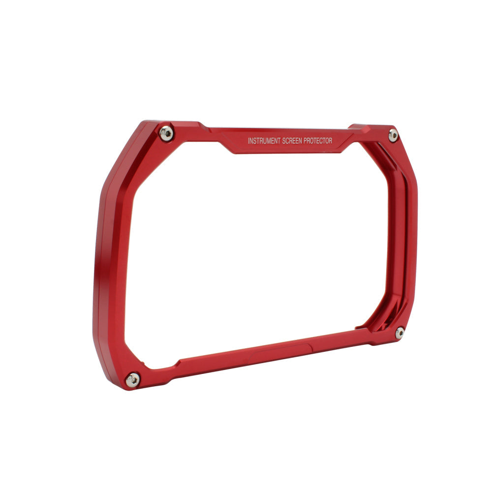 Cubierta protectora de aluminio para velocímetro, color negro, compatible con BMW R1200 Gs 18-20 R1250 Gs 19-20, color rojo
