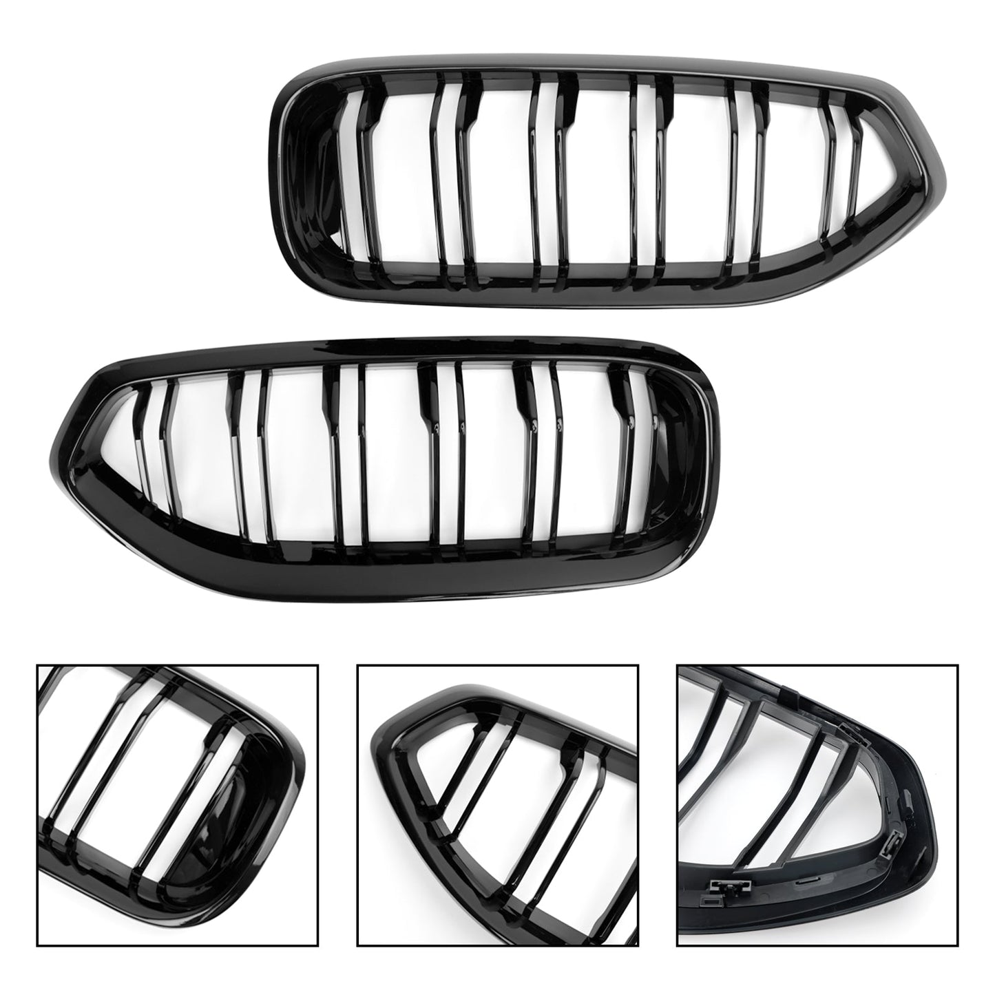2019-2024 BMW G29 Z4 20I 30I M40I Gloss Black 51138091295 Front Kidney Grill Grille Generic