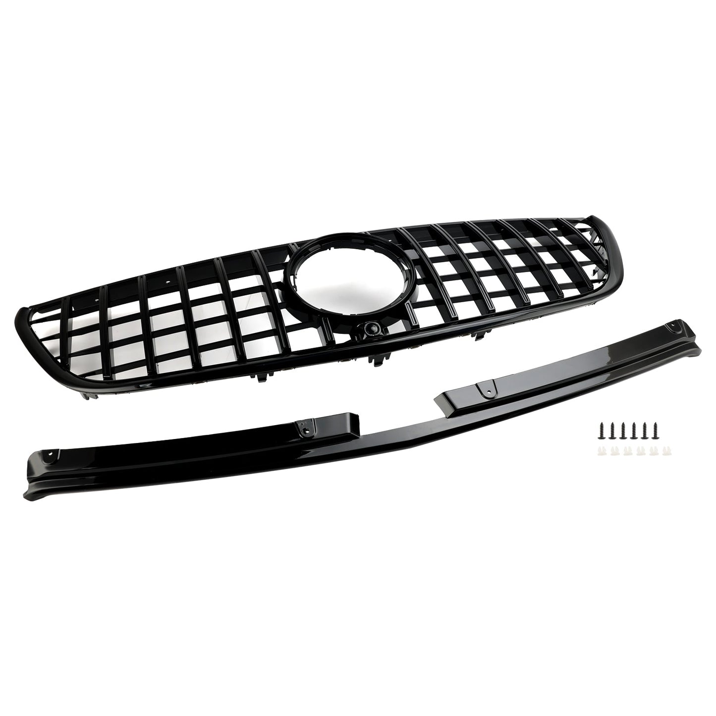 2015-2019 Mercedes Benz Vito W447 111CDI 114CDI 116CDI 119CDI GT Stlye Front Bumper Grill Gloss Black Grill