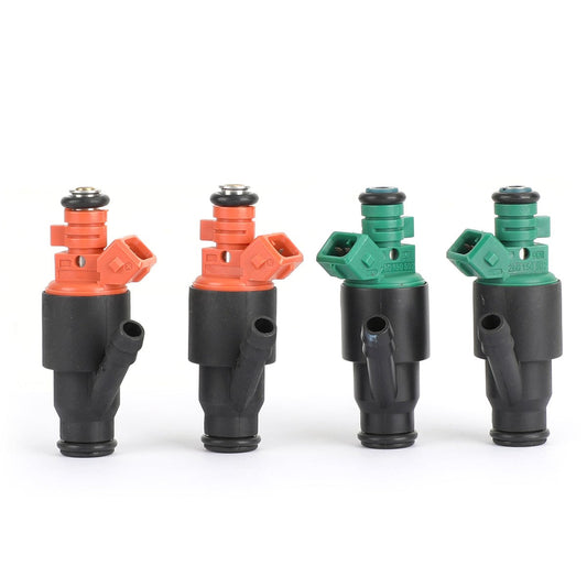4 inyectores de combustible compatibles con Kia Sportage 2.0L (1995-2002): 0280150504 y 0280150502