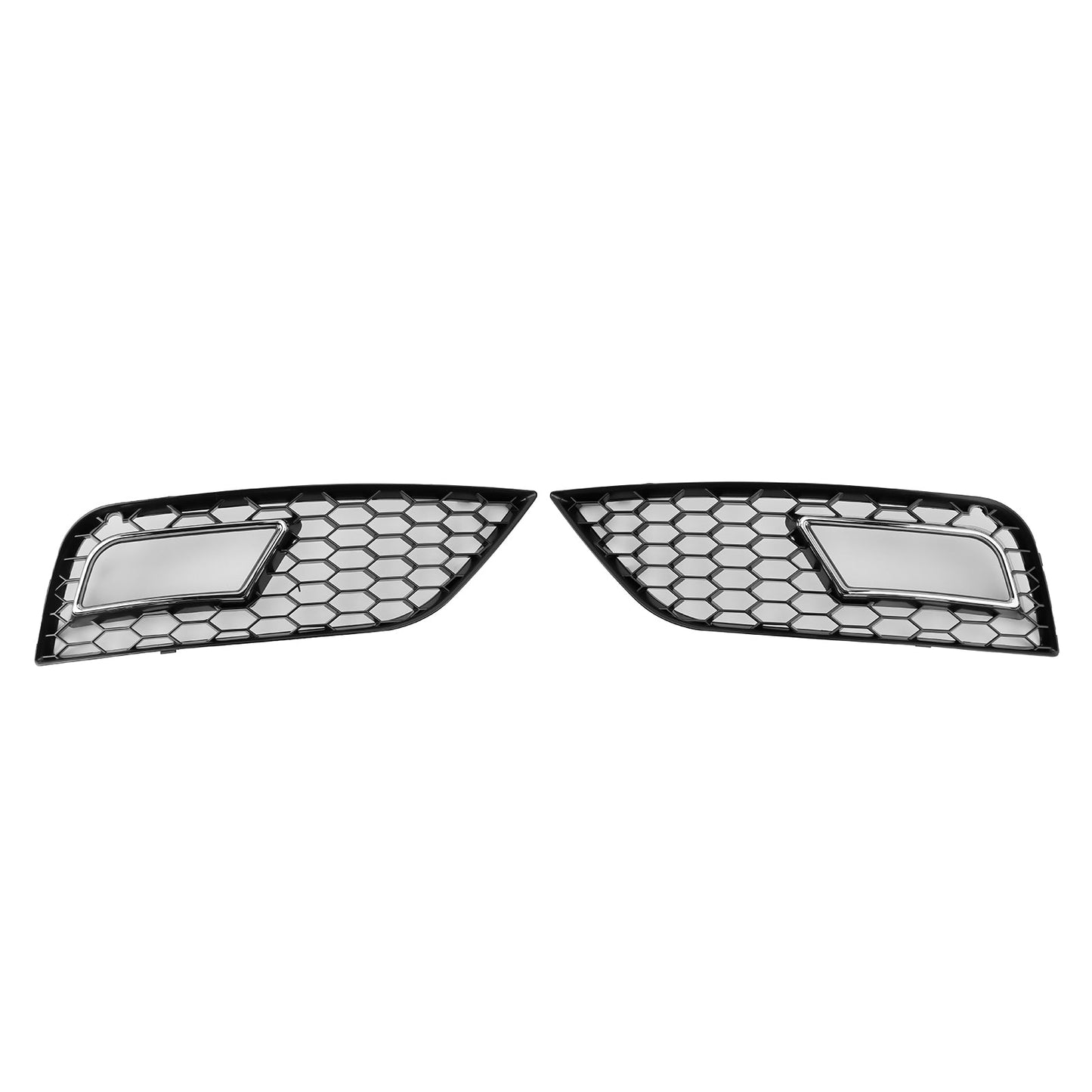2013-2015 Honeycomb Style Fog Light Cover Fit Audi A4 B8.5 Standard Bumper