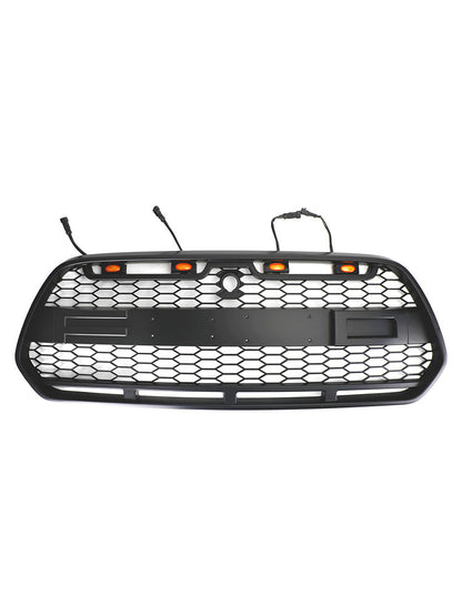 2015-2018 Ford Transit MK8 Front Bumper Grille Grill w/LED Raptor Style Matt Black Generic
