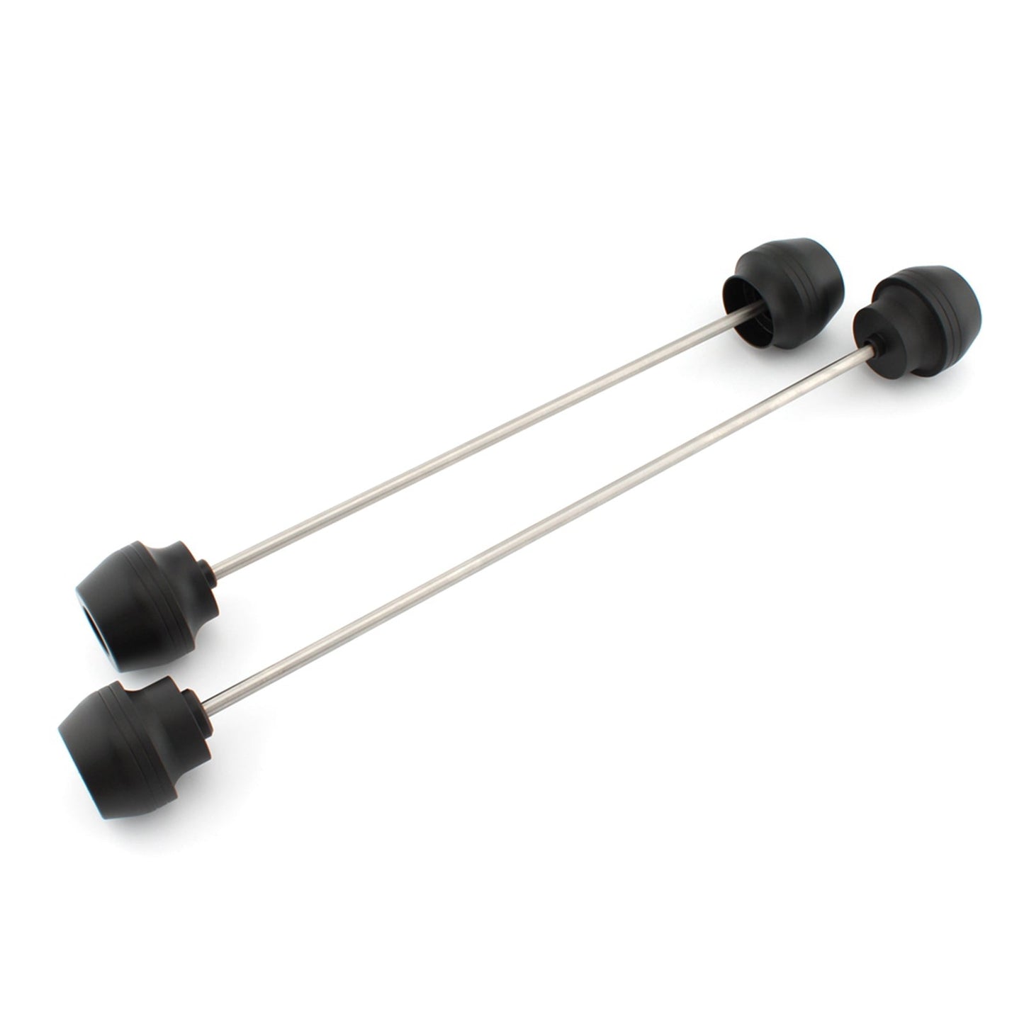 Deslizador de rueda de horquilla de eje delantero y trasero CNC negro compatible con Yamaha Tenere 700 20-21