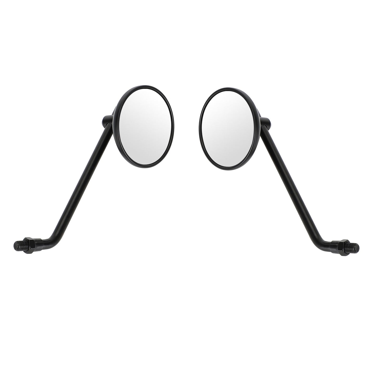 Rétroviseurs noirs classiques droit et gauche 10 mm pour Honda CB Shadow Cruiser