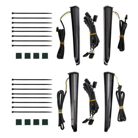 Feux de carénage inférieurs à LED 45801 pour Touring Road Glide 2014-2023