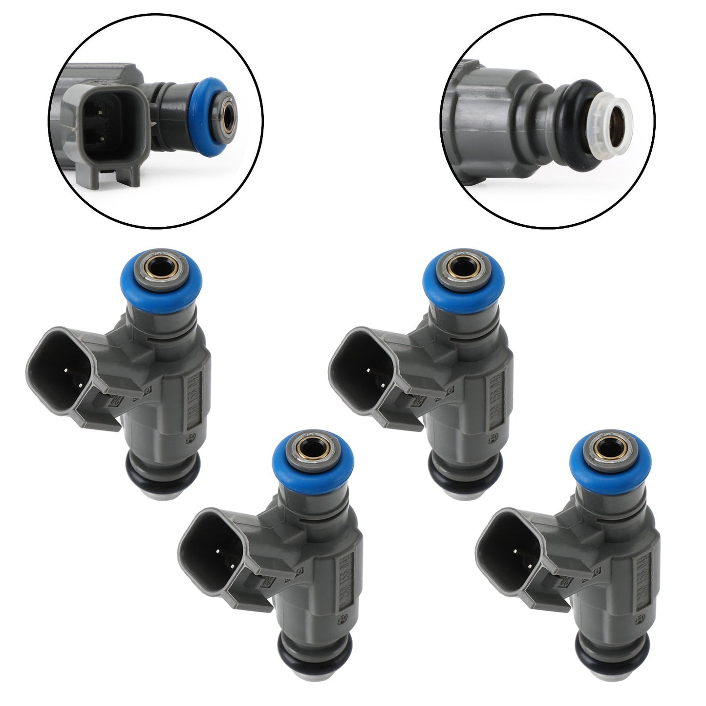 4Pcs Fuel Injectors 0280156046 Fit Ford Focus 2.0L 2002-2004 4 CYL