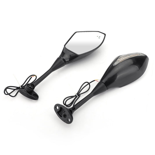 Rétroviseurs avec clignotants à LED pour Honda CBR600RR 03-14 et CBR1000RR 04-07