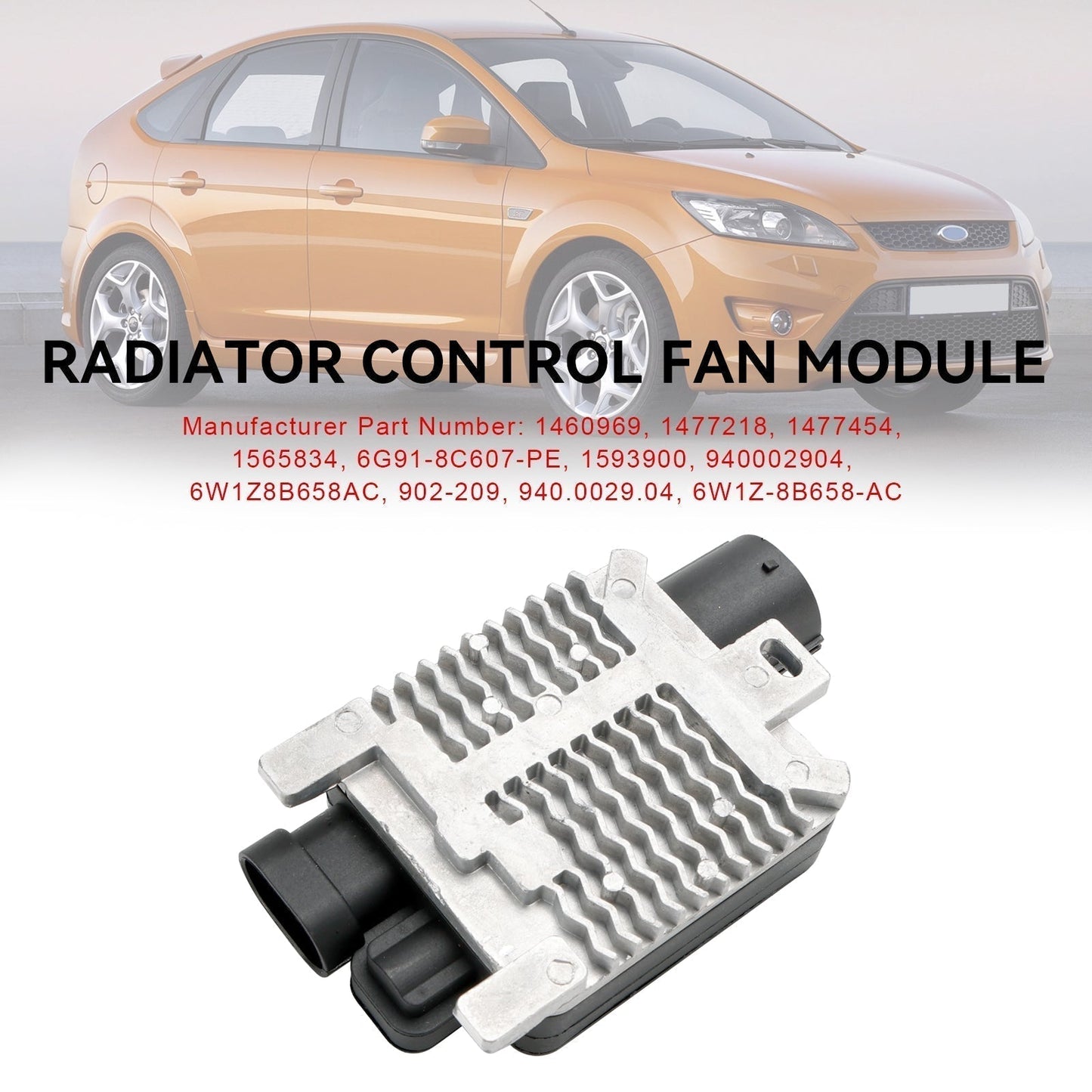 Módulo de control del ventilador del radiador del Ford Focus MK II Estate 2004-2012 1477218 1565834 1477454