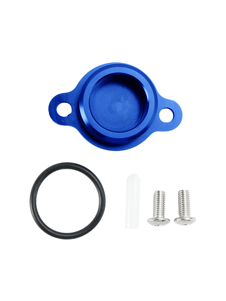 Tapón de desbloqueo de la bomba de inyección de aceite YAMAHA PW50 PW80 azul