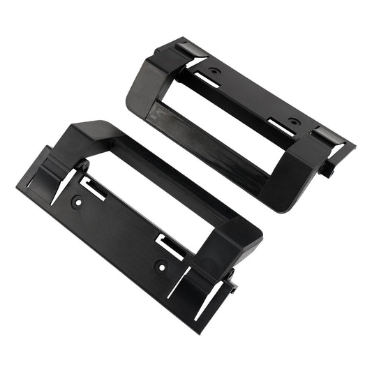 2 soportes para manijas de puerta de refrigerador de RV con herrajes negros para Dometic 3316882900