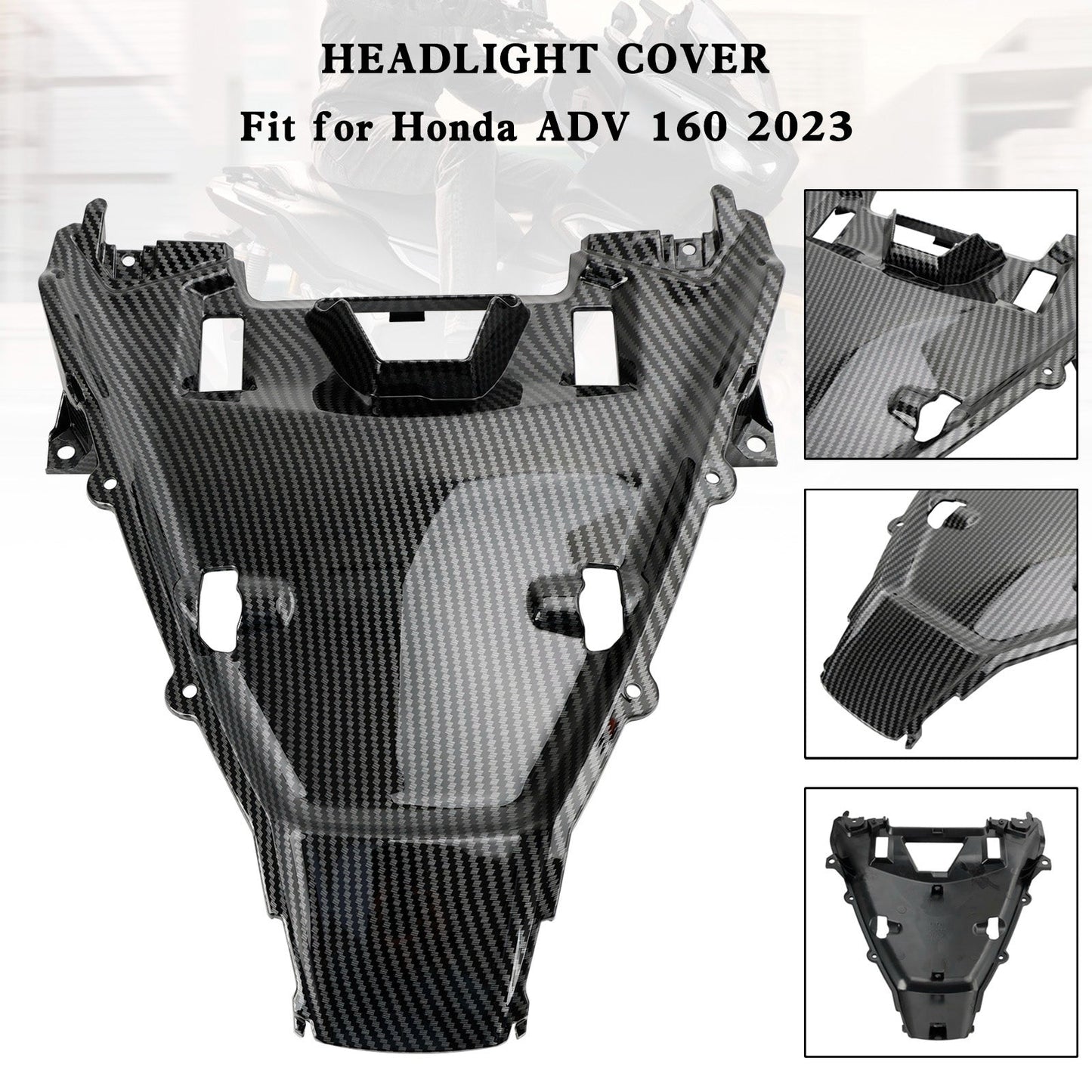 Protector de plástico ABS para faro delantero de Honda ADV 160 2023