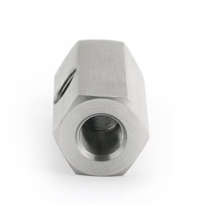 1/8" BSPT Oil Pressure Sensor Tee to NPT Adapter Turbo Supply Feed Line Mete