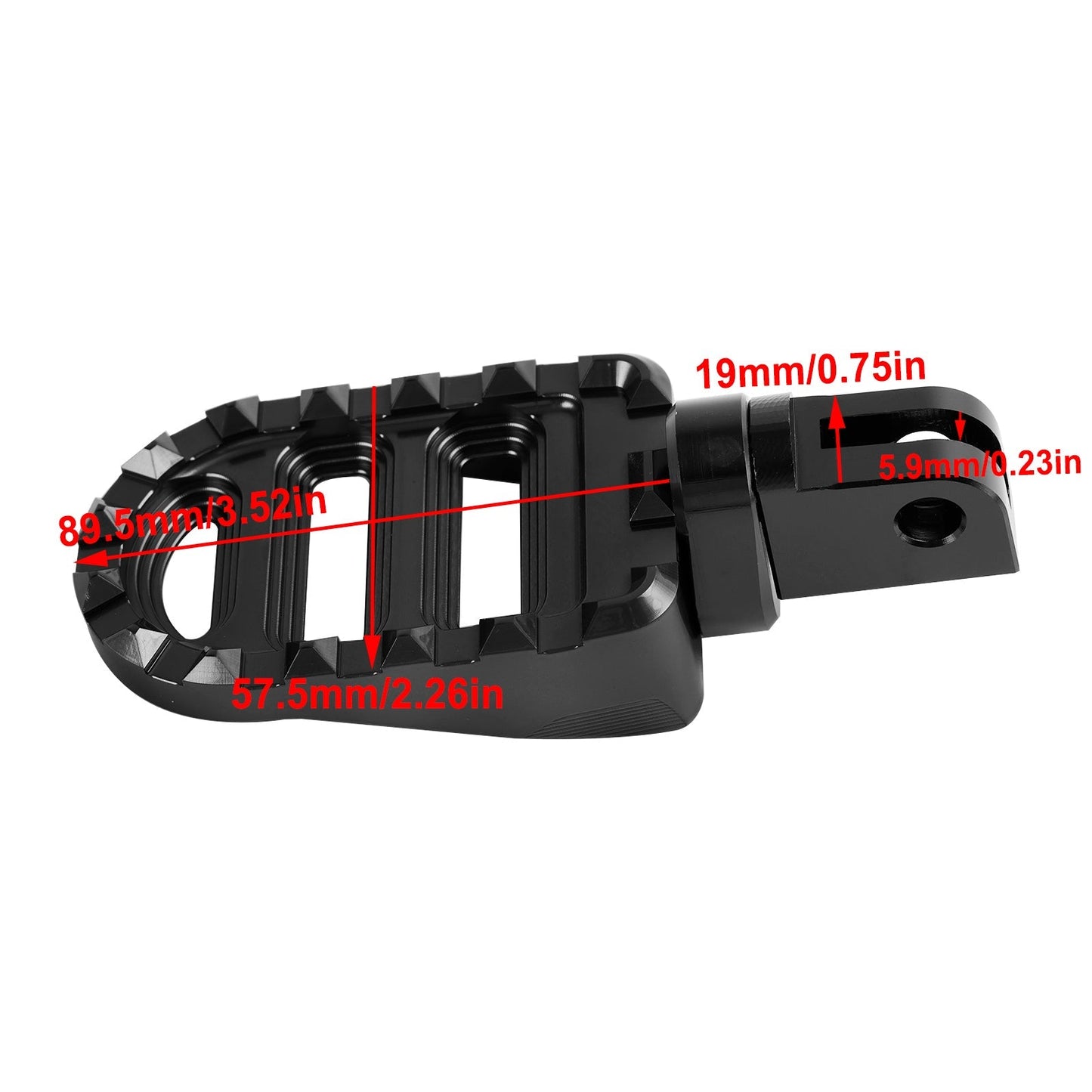 Repose-pieds avant pour INTERCEPTOR 650 CONTINENTAL 650 2019-2023