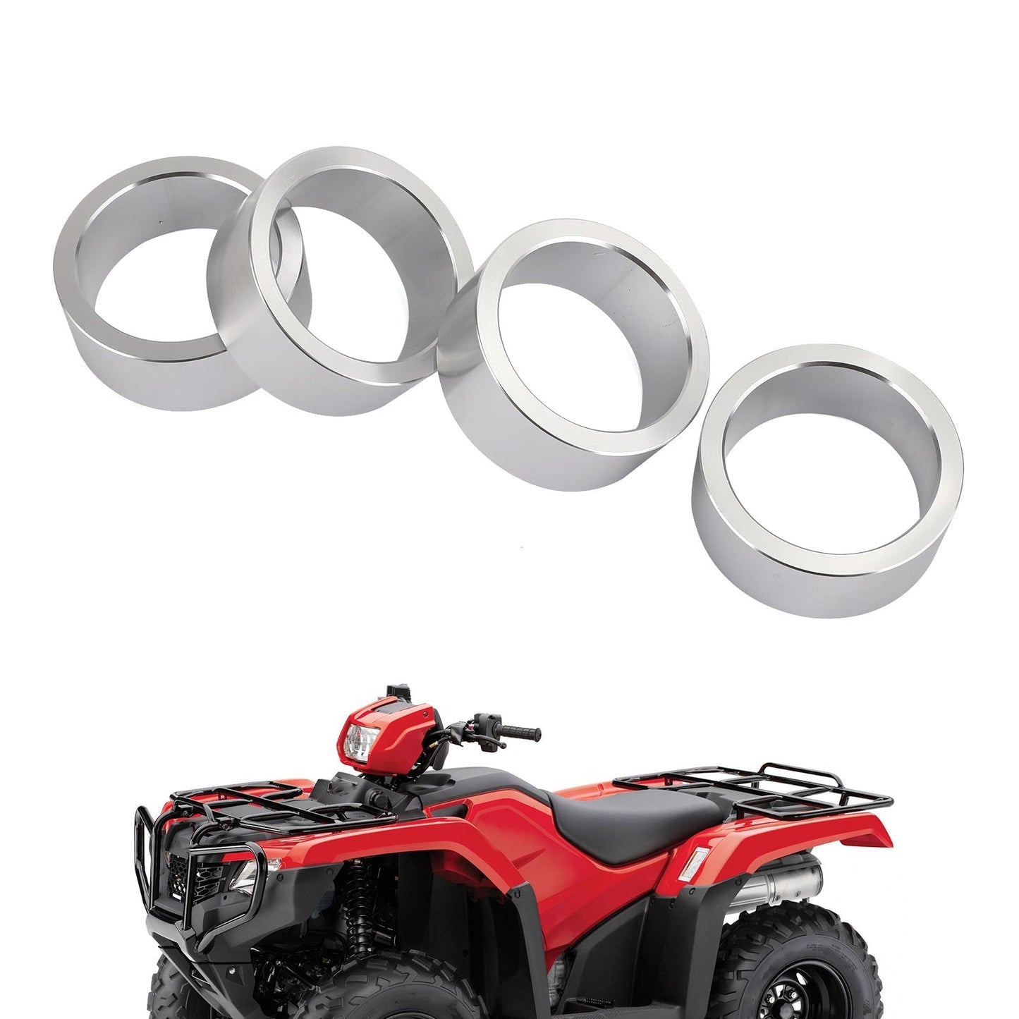 Kit d'entretoises de levage de 2,5 pouces pour VTT Honda Rancher Recon 230 250 300 350 400 420