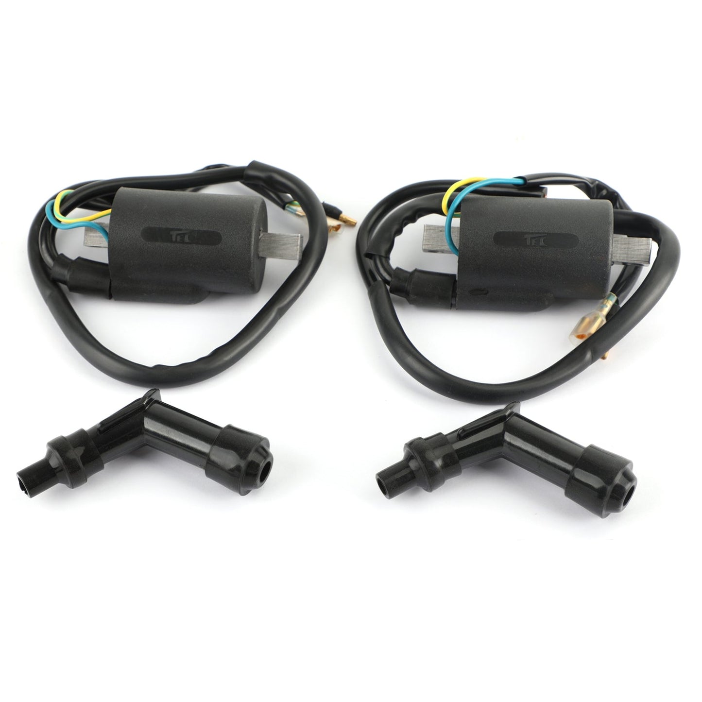 Ignition Coil+Spark Plug Caps fit for For Honda CB450K CB450 CL450K CB500T