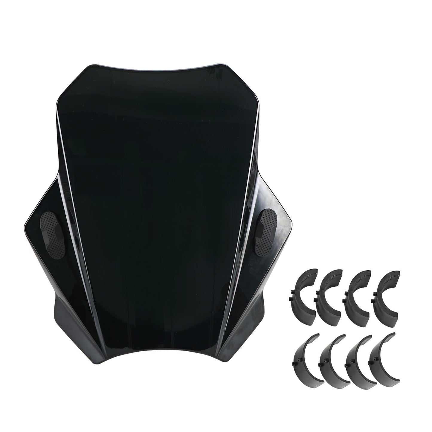 Pare-brise universel réglable pour moto, guidon de 22 mm, 25 mm et 28 mm