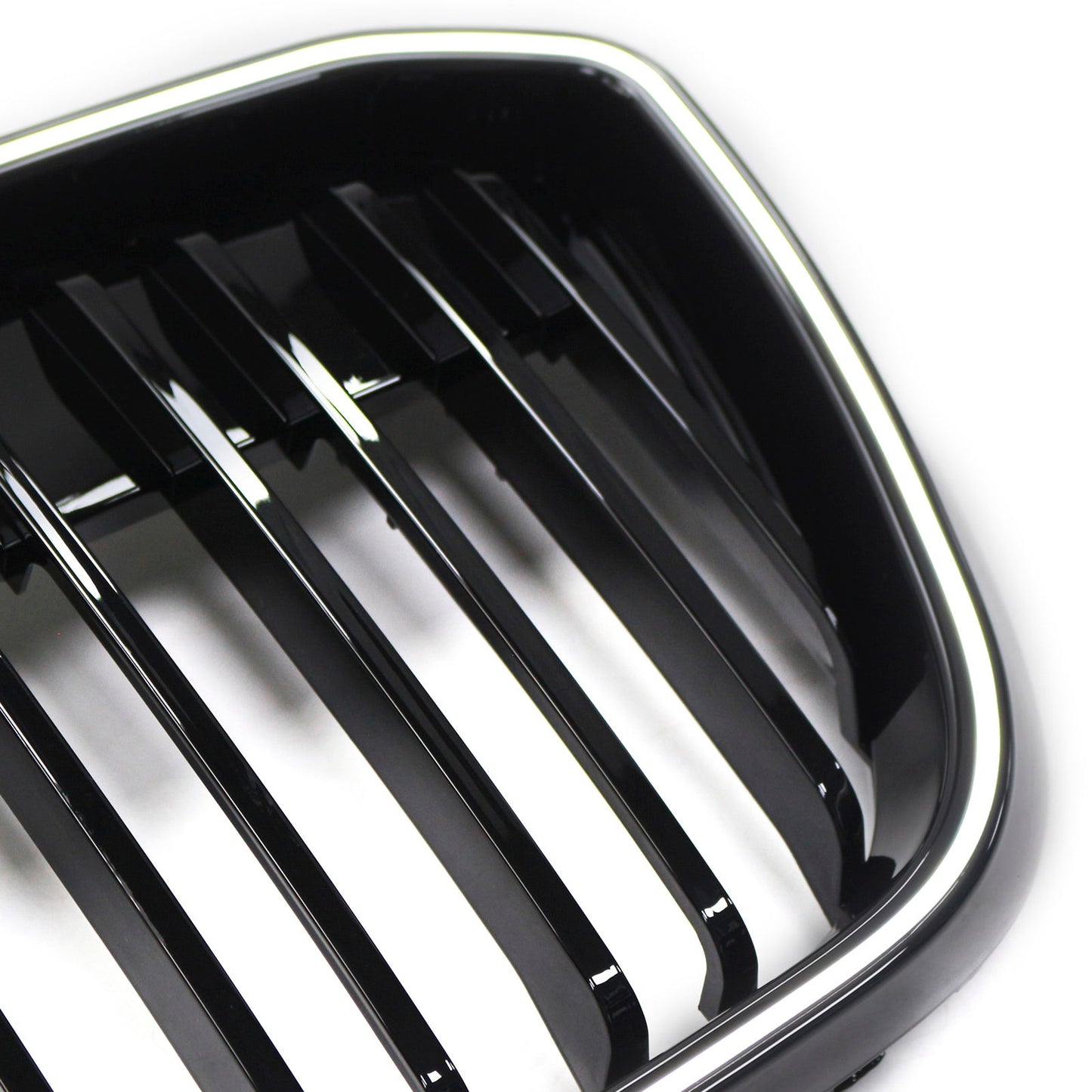 2022-2024 Double Slat Black Front Kidney Grill Grille Fit BMW IX3 G08 LCI
