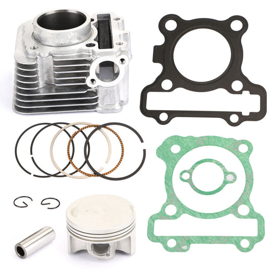 Cylinder Piston Gasket Top End Kit 52.4mm Fit for Yamaha MIO M3 / MIO i 125