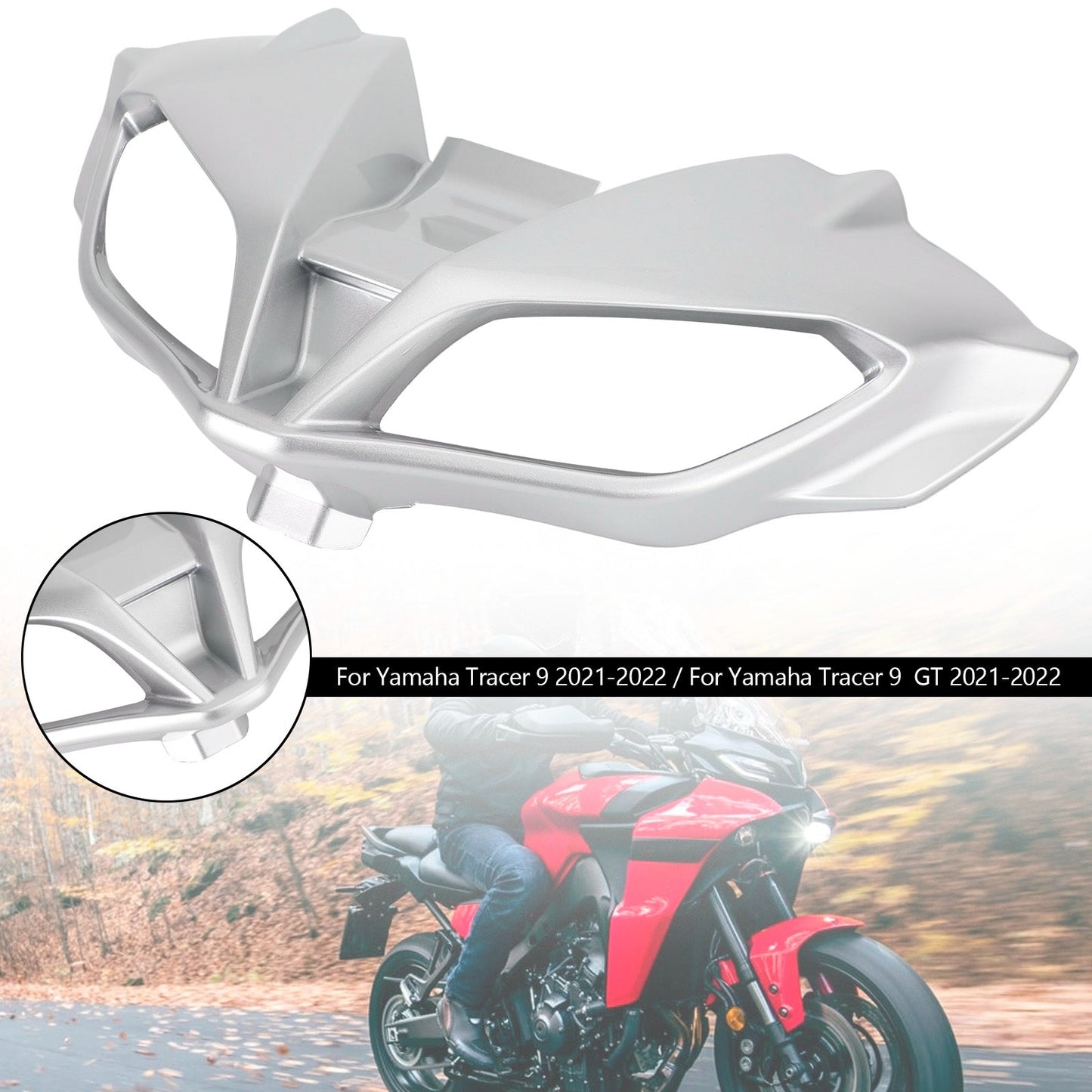 Headlight Fairing Stay Beak Nose Cone For For Yamaha Tracer 9 GT 2021-2022