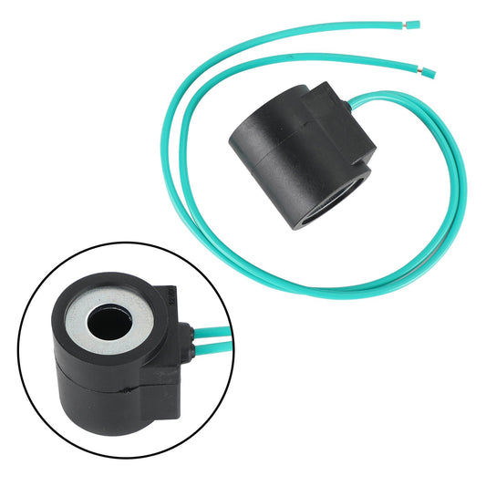 Bobina de válvula solenoide 6352012, cables de 18", 12 V CC, tamaño 10