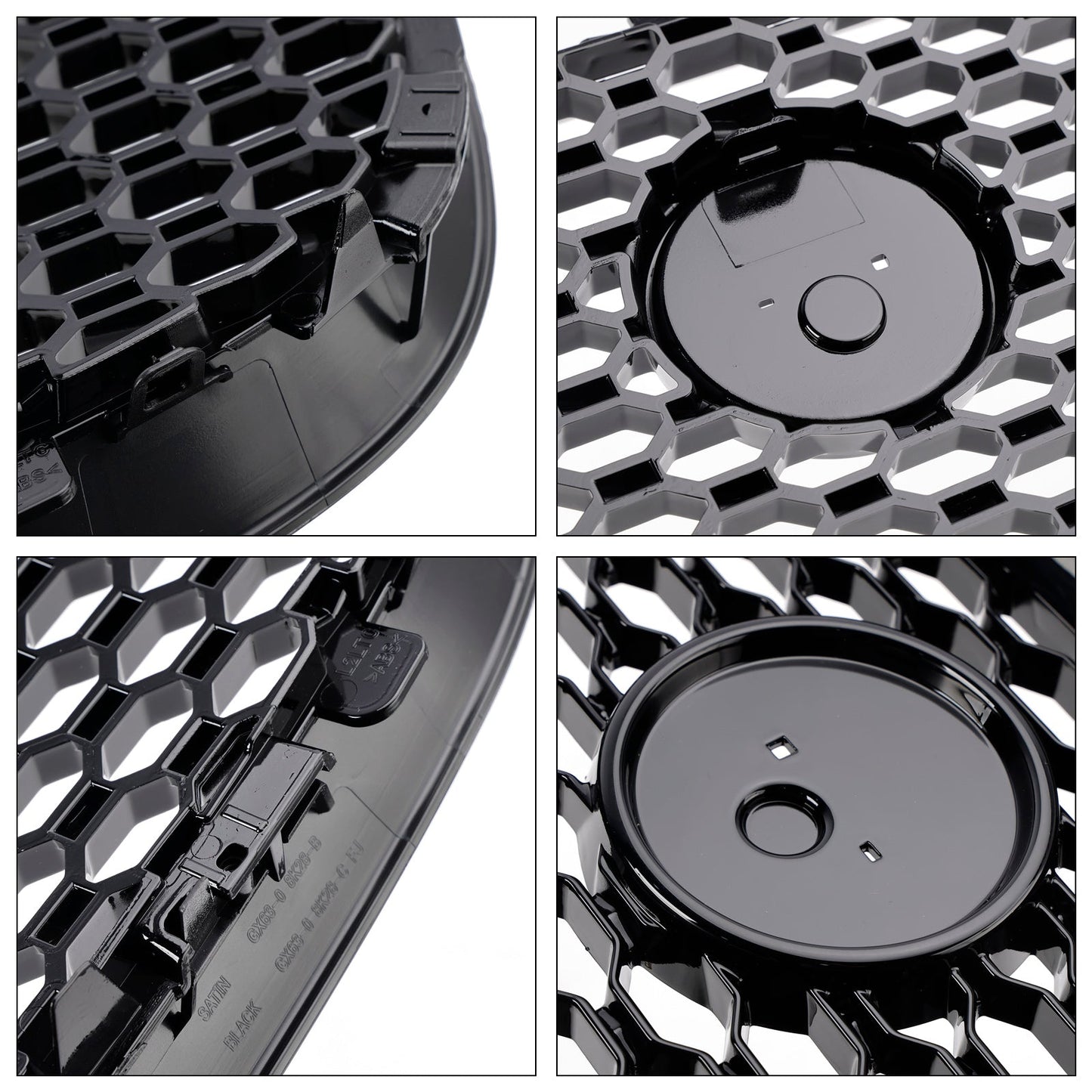 2016 2017 2018 2019 Jaguar XF Front Black Grill Air Intake Radiator XF-R Style Mesh Grille