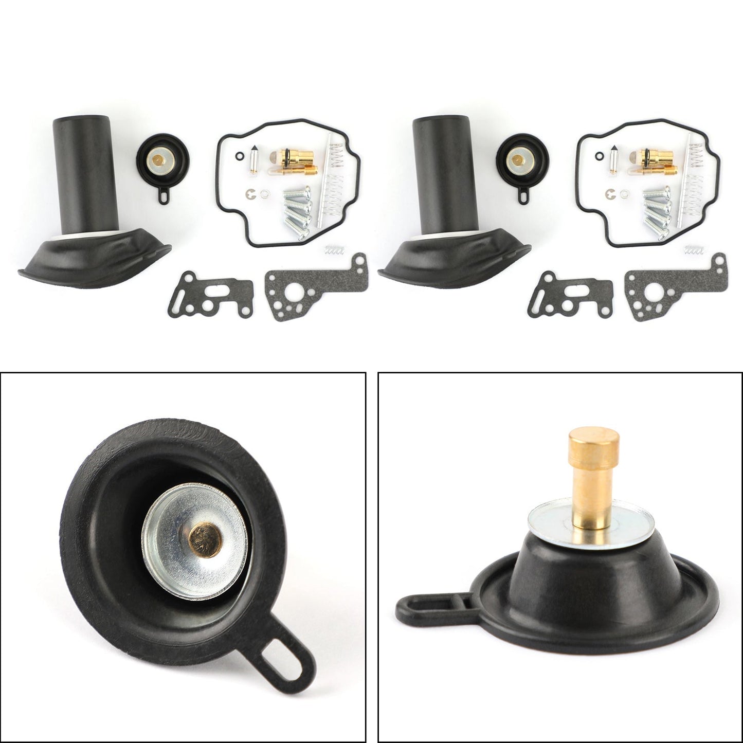 1990-2001 Yamaha VIRAGO 535 XV535 2set Carburetor Repair Kit Plunger Diaphragm