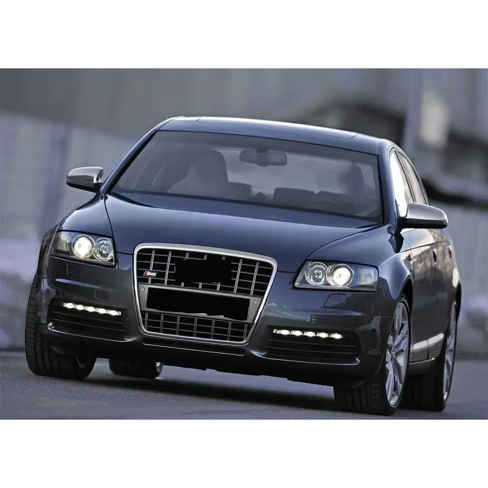 Audi A6 S6 C6 2005-2011 Change To S6 Style Front Bumper Grill Upper Grill